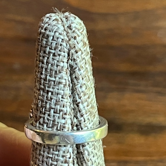 Vintage sterling silver smoky quartz w/ scroll designed ring handcrafted! 💕 - Picture 5 of 7